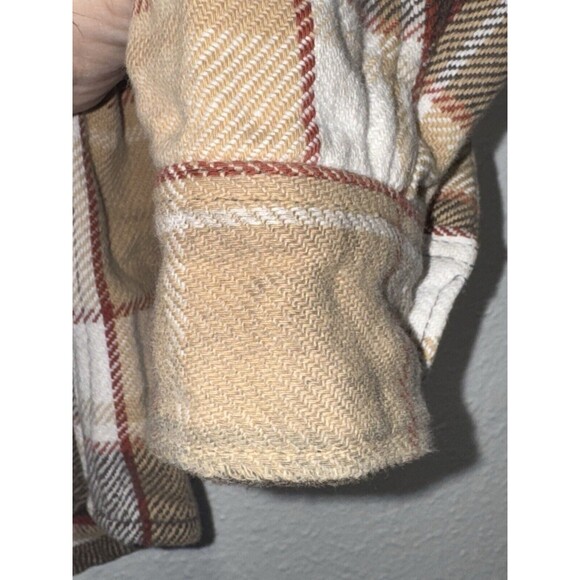 Vintage Distressed 70s Big Mac Flannel Button Up Shirt Adult Size Large MiUSA - Picture 12 of 16